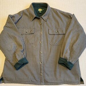 Cabelas Plaid Button-Up Flannel